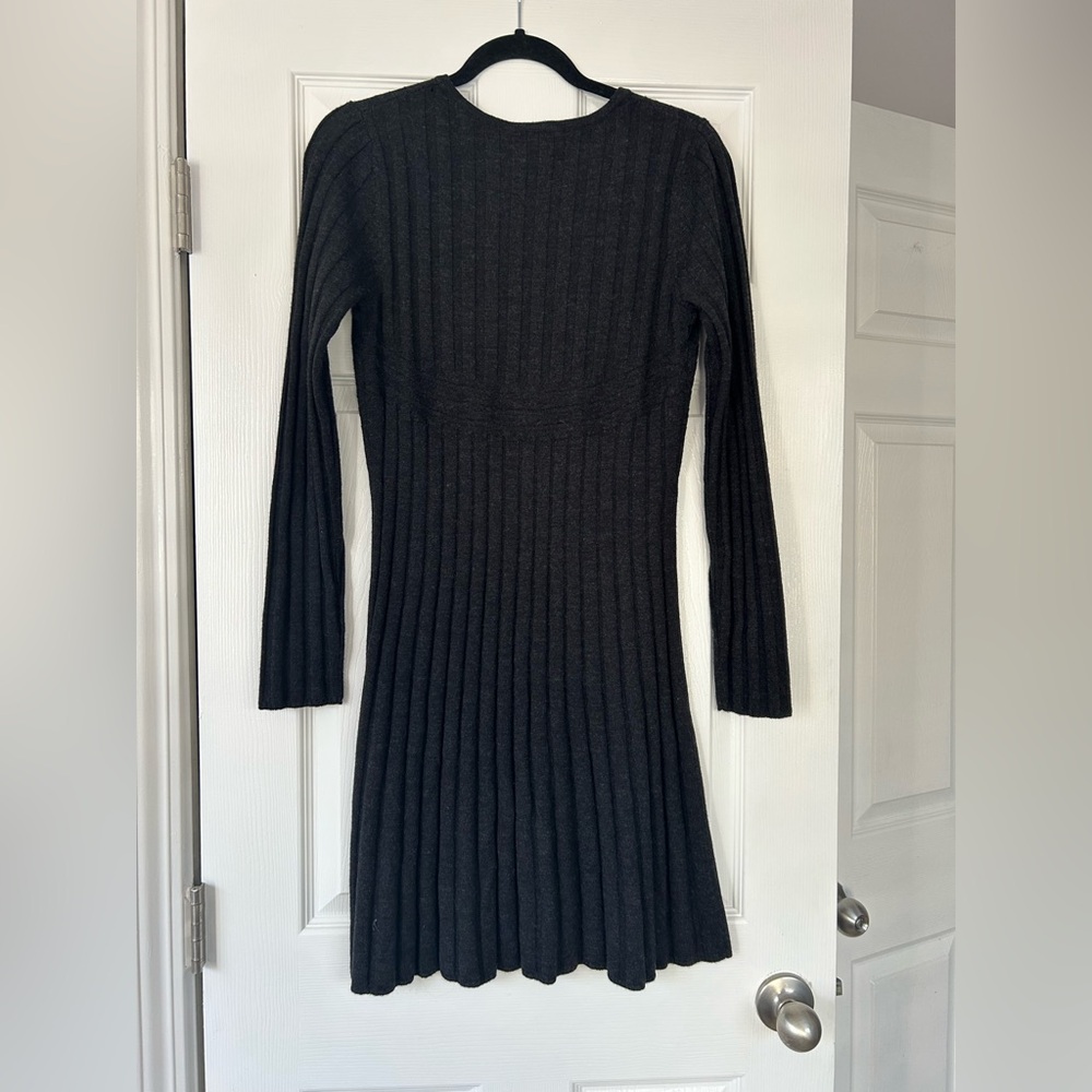 Krimson Klover Charcoal “Curves Ahead” Knit Dress NWT - Picture 2 of 7